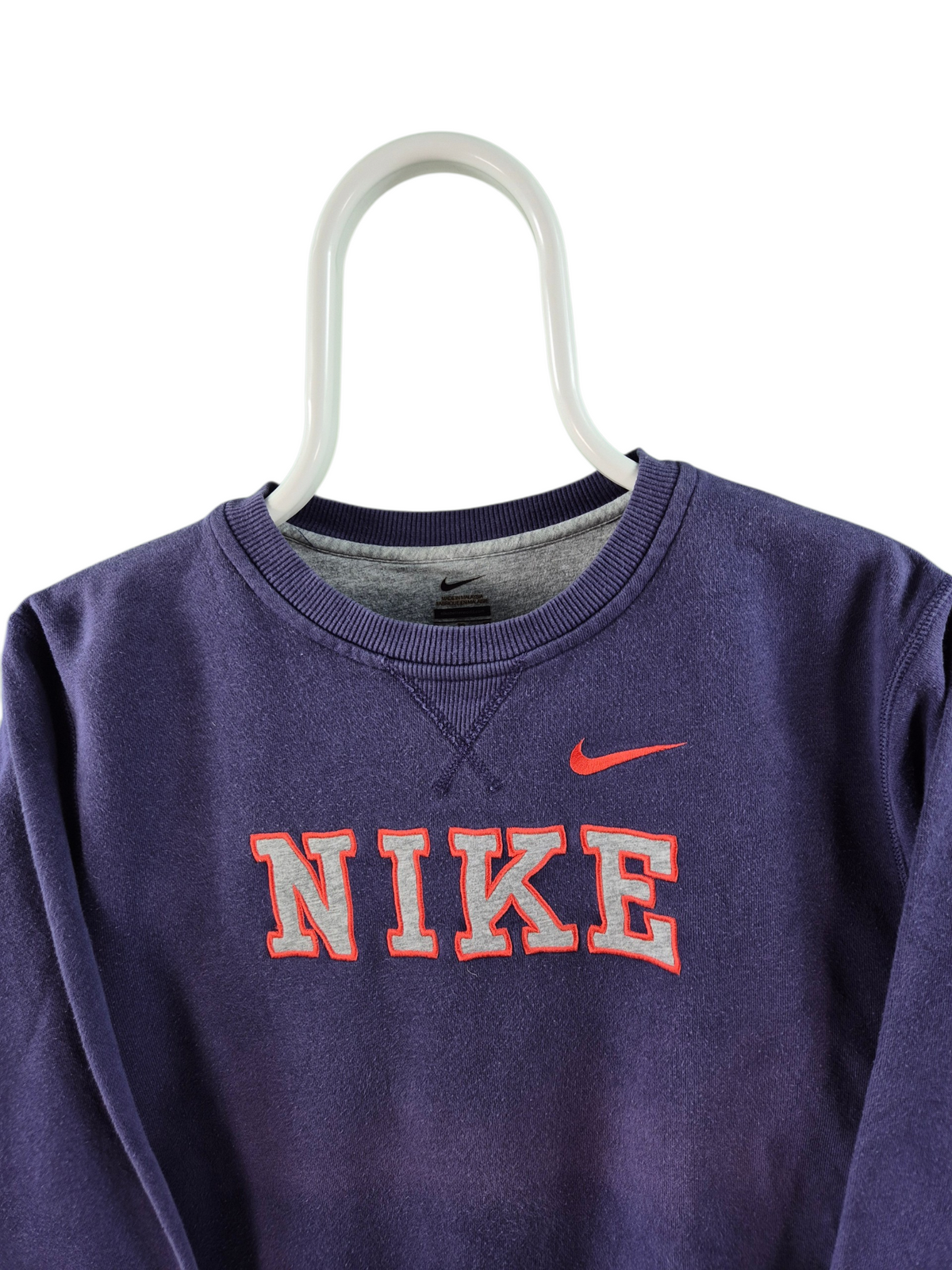 Nike Spell Out Sweater Dames | Paars | Maat XL