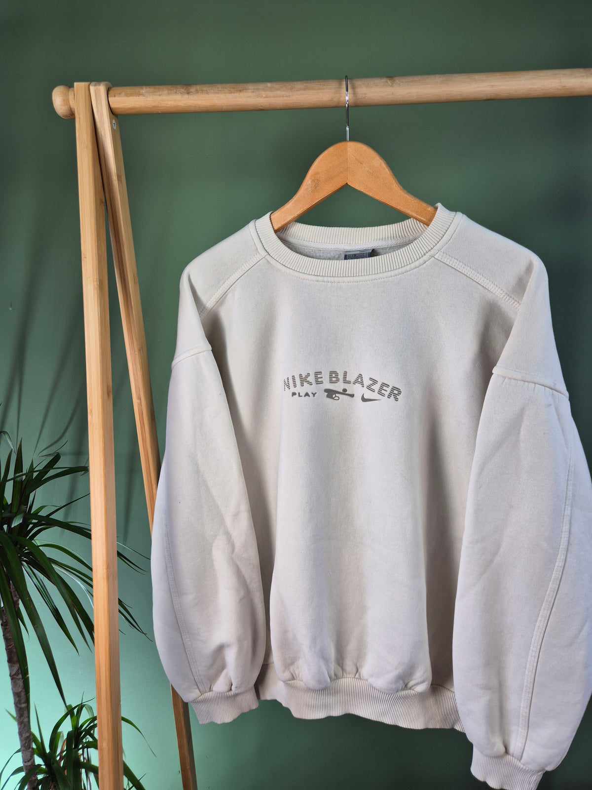 Nike Heavy Weight Sweatshirt Dames | Creme | Maat L