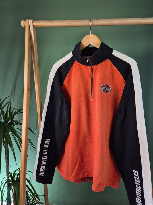 Harley-Davidson Quarter Zip Sweater | Maat L