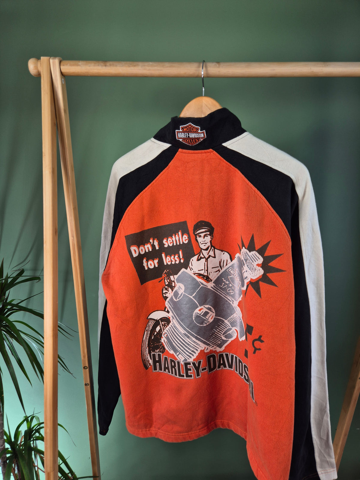 Harley-Davidson Quarter Zip Sweater | Maat L