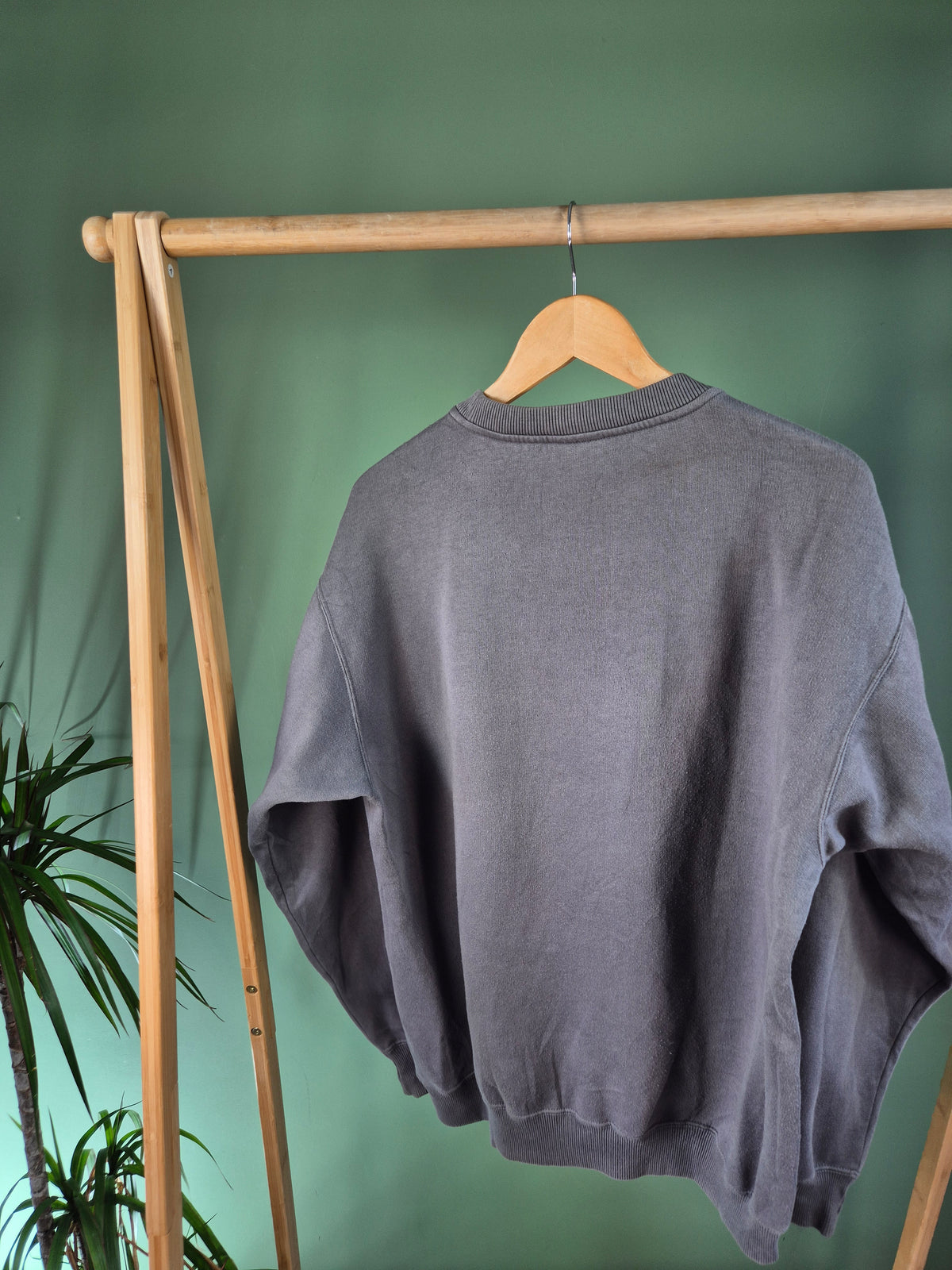 Puma 90s Front Logo Sweater Heren | Grijs | Maat L