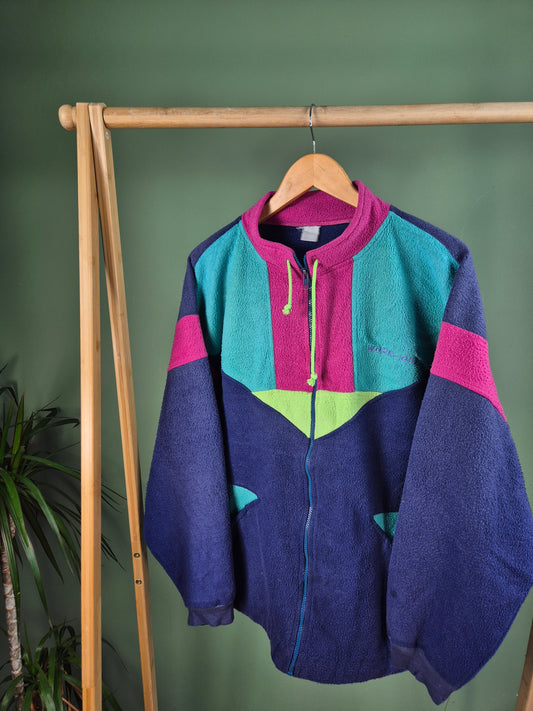 Crazy 90s Fleece Vest Dames | Paars | Maat L