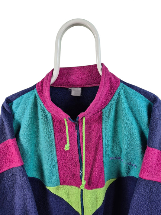 Crazy 90s Fleece Vest Dames | Paars | Maat L