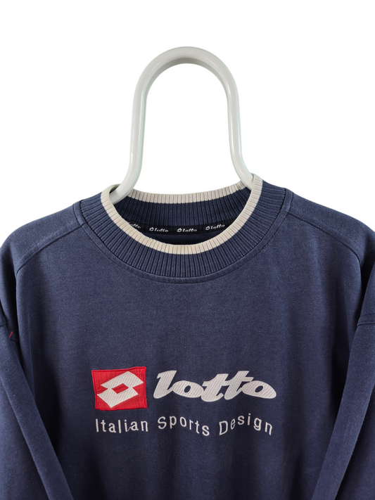 Lotto 90s Sweater Heren | Blauw | Maat L