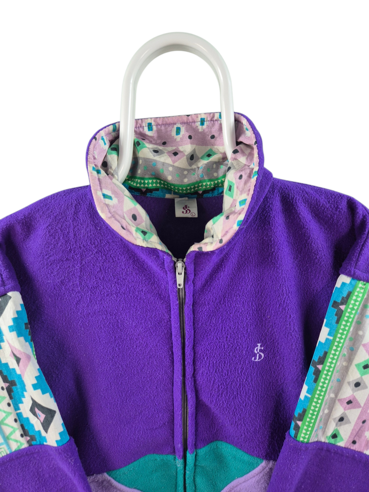 Crazy Fleece 90s Vest Dames | Paars | Maat L