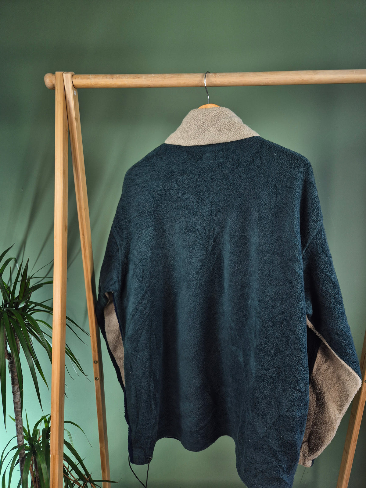 Crazy Fleece 90s Sweater Heren | Groen | Maat XL