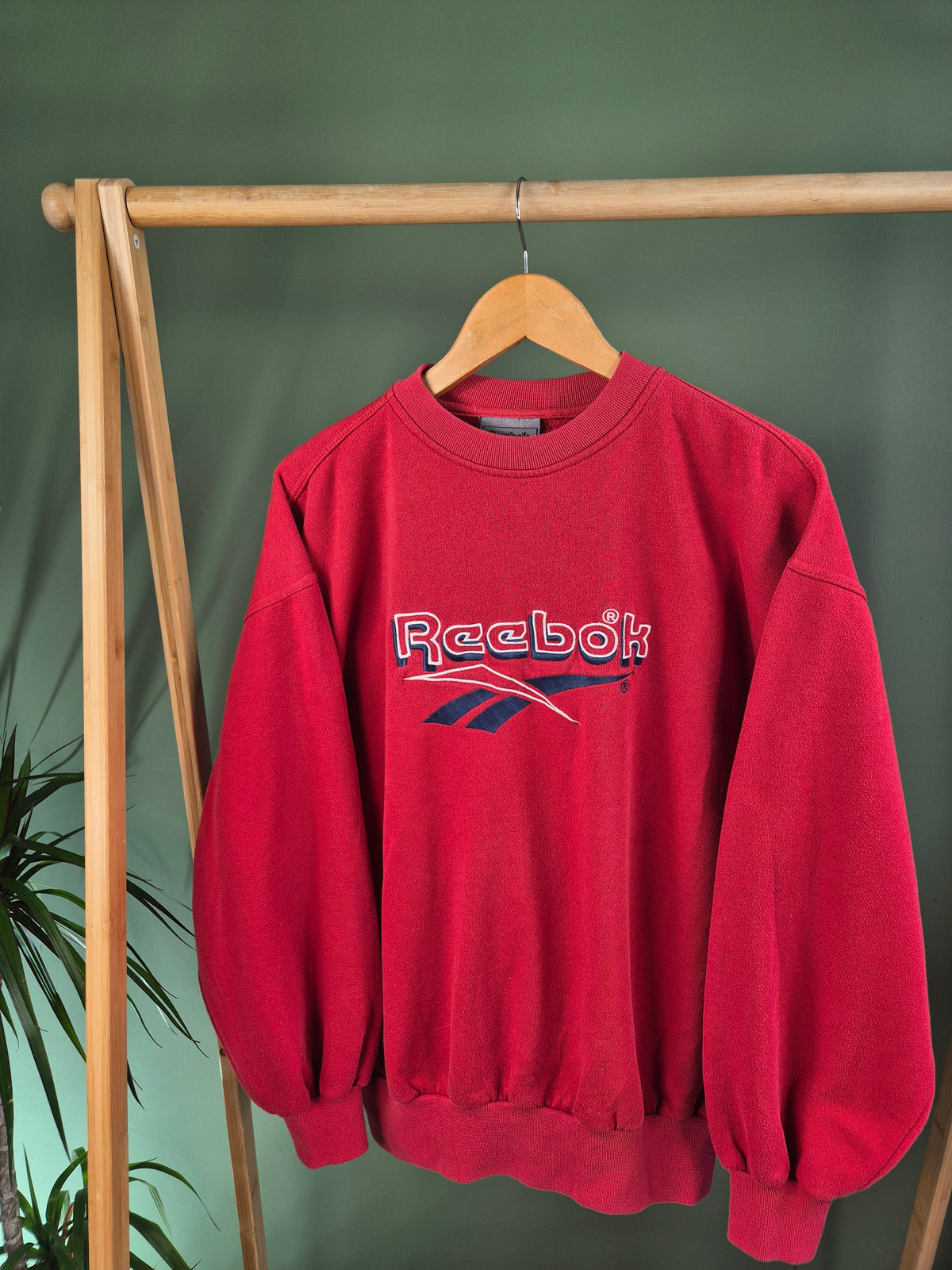 Reebok Essentials Sweater Dames | Rood | Maat M