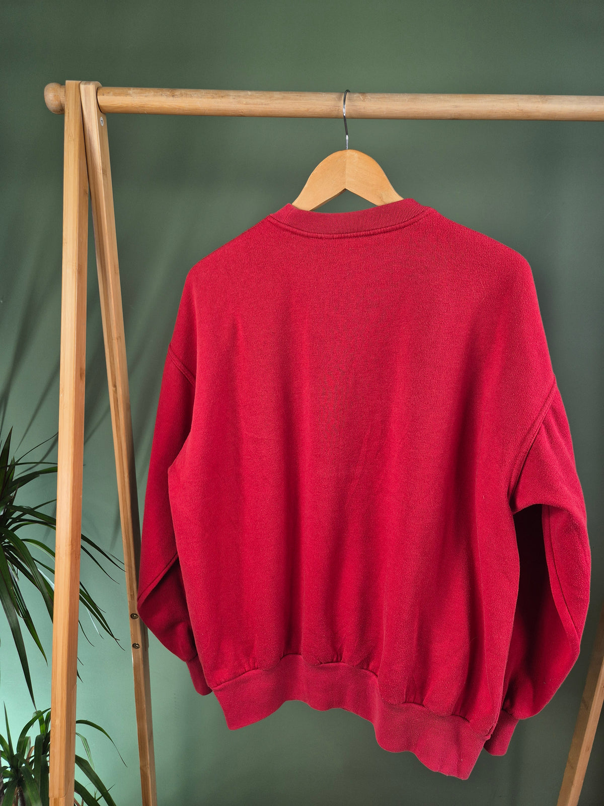Reebok Essentials Sweater Dames | Rood | Maat M