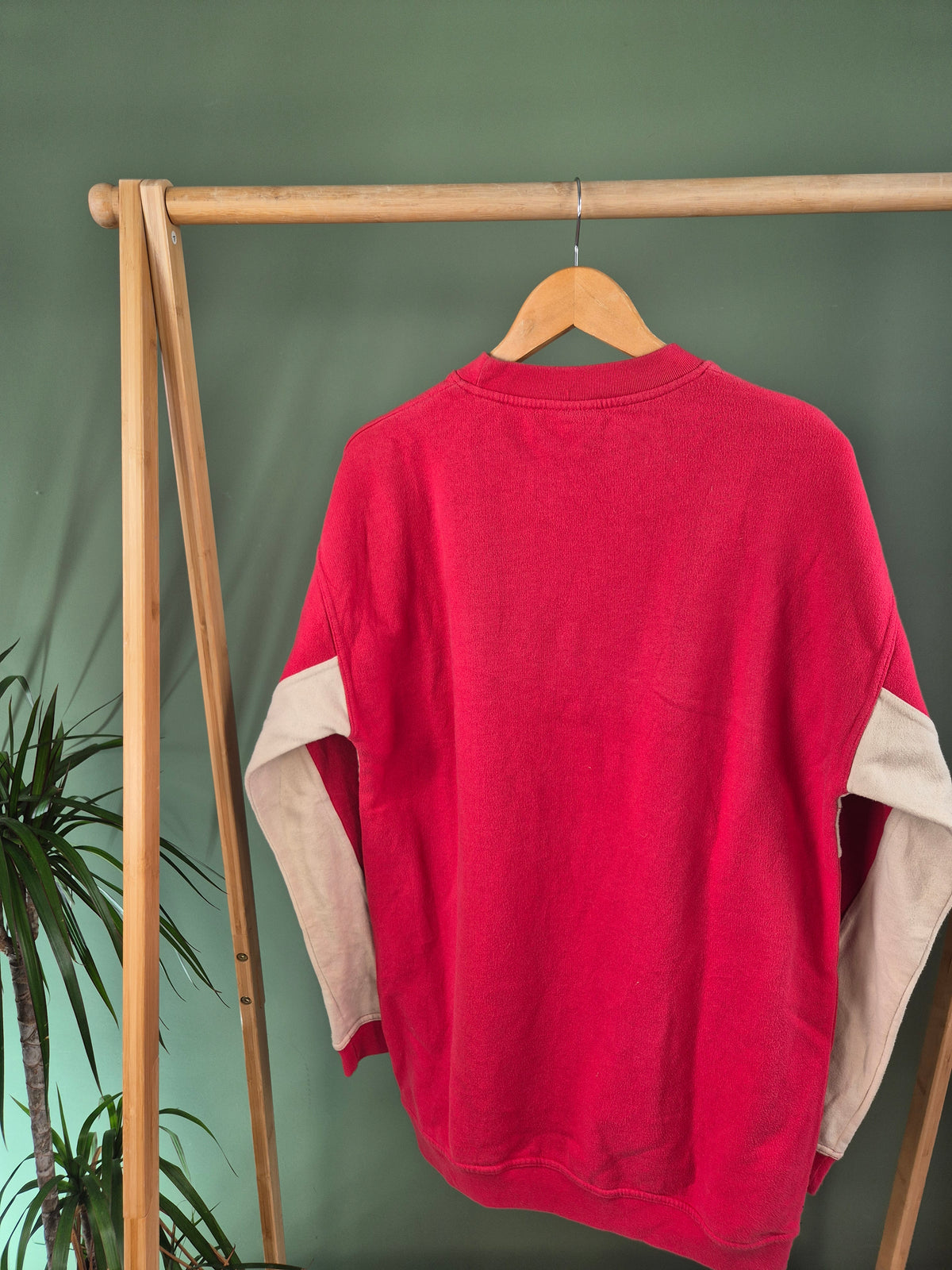 Reebok Sweater Heren | Rood | Maat XL