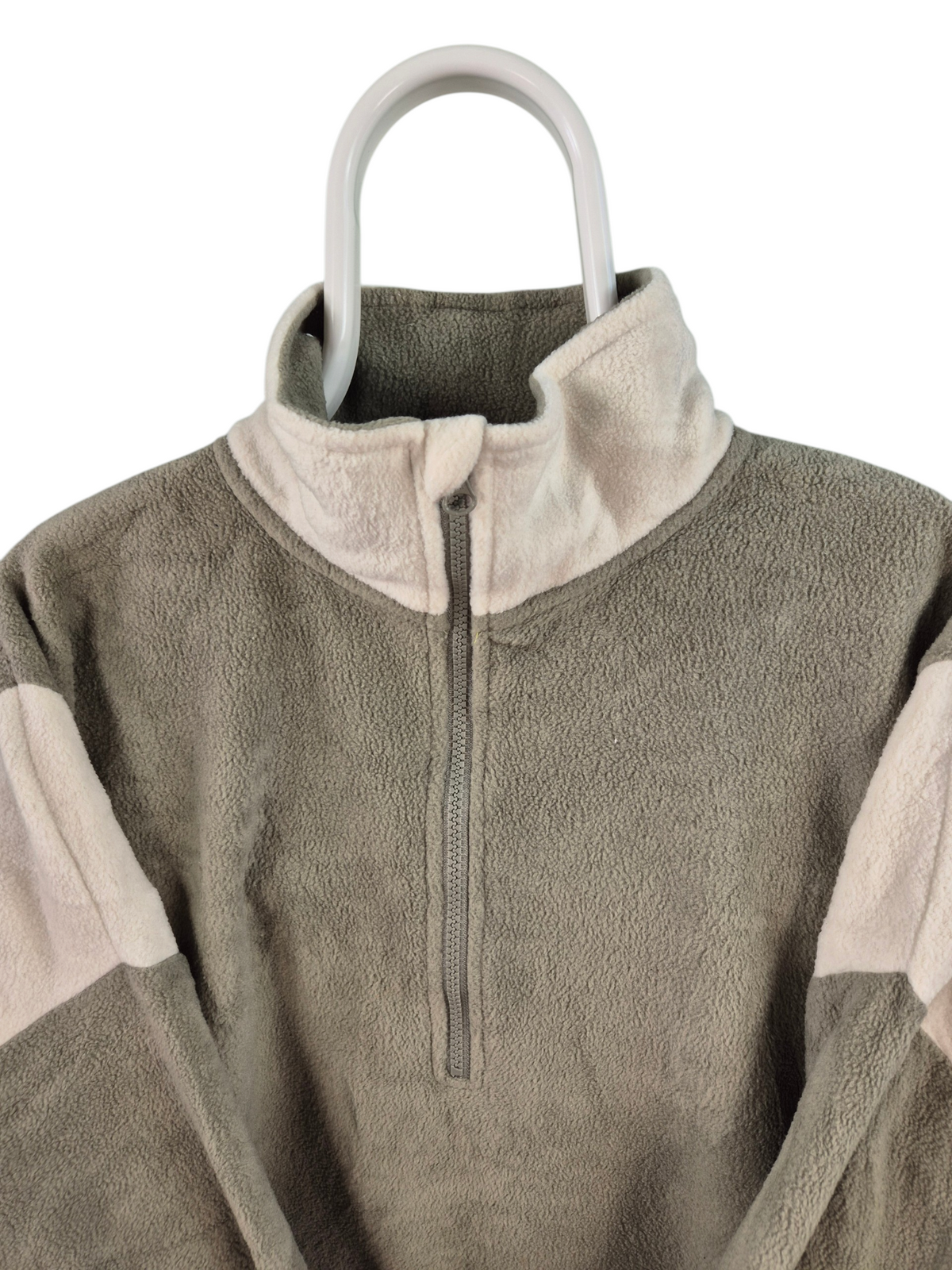 Fleece Vest Heren | Kaki | Maat XL