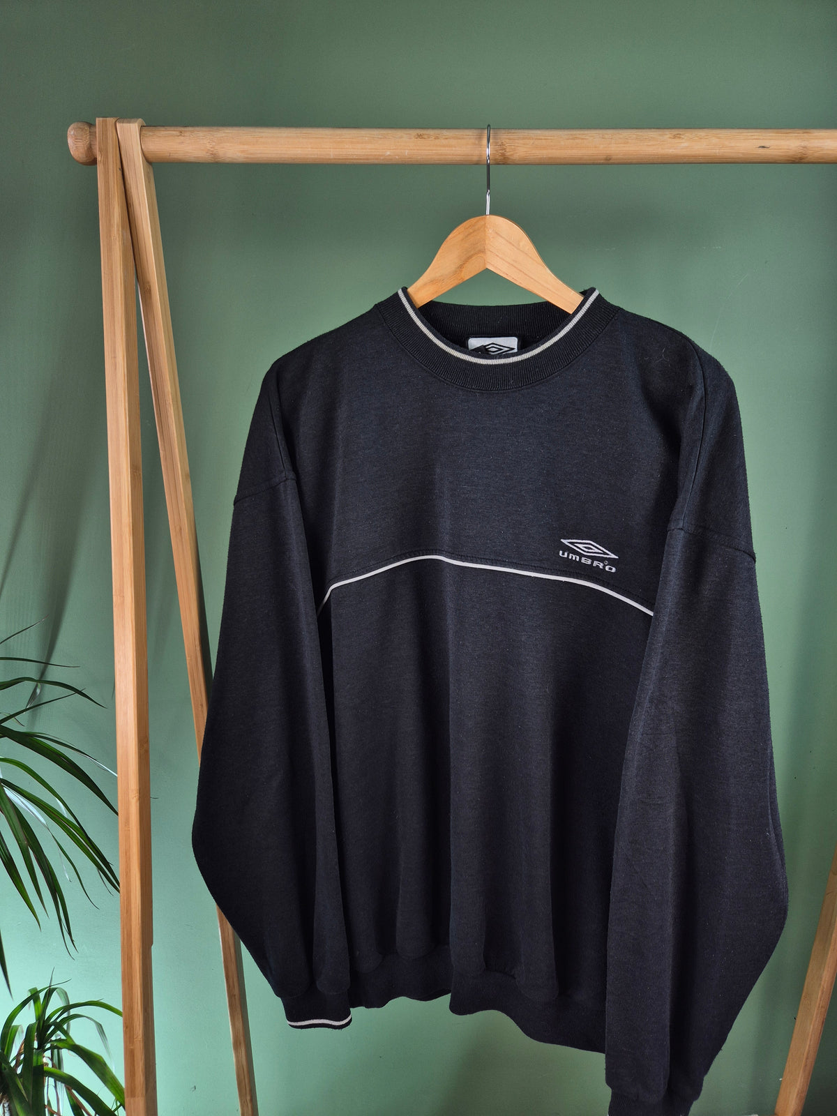 Umbro 90s Sweater Heren | Zwart | Maat XL