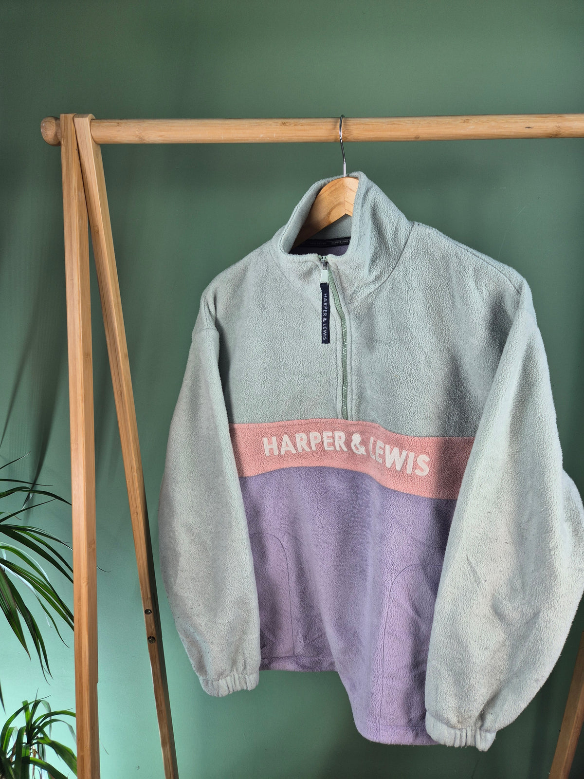 Harper & Lewis Fleece Sweater Dames | Paars | Maat M