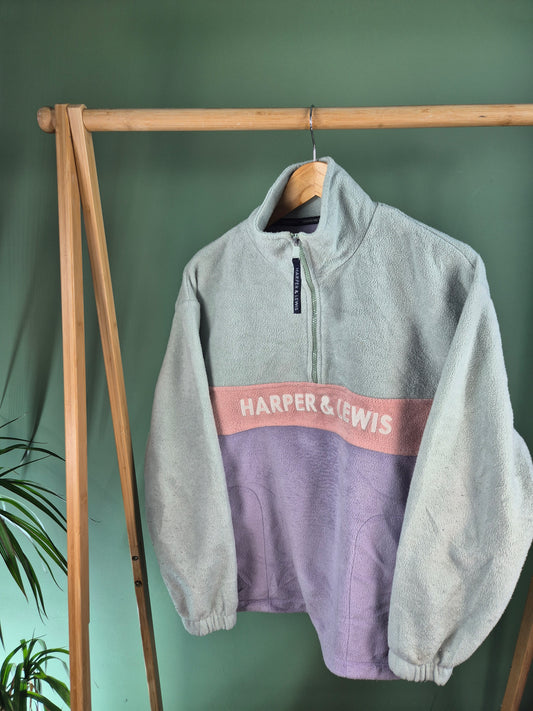 Harper & Lewis Fleece Sweater Dames | Paars | Maat M