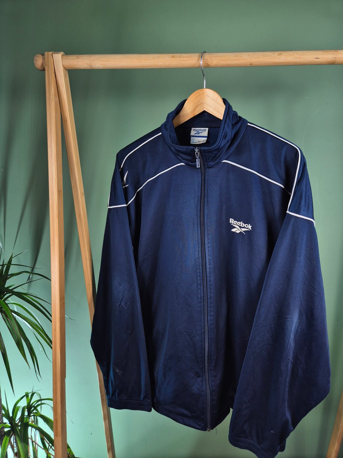 Reebok 90s Track Jacket Heren | Blauw | Maat L