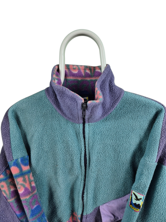Crazy 90s Fleece Vest Dames | Lila | Maat S