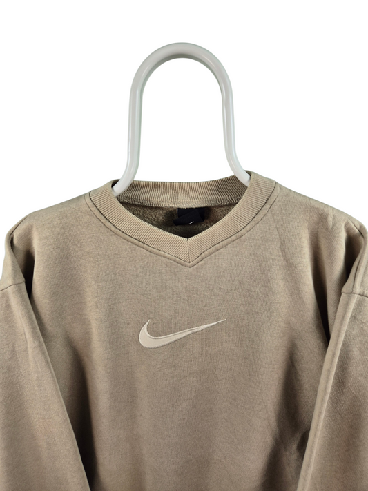 Nike Swoosh Sweater Dames | Bruin | Maat S