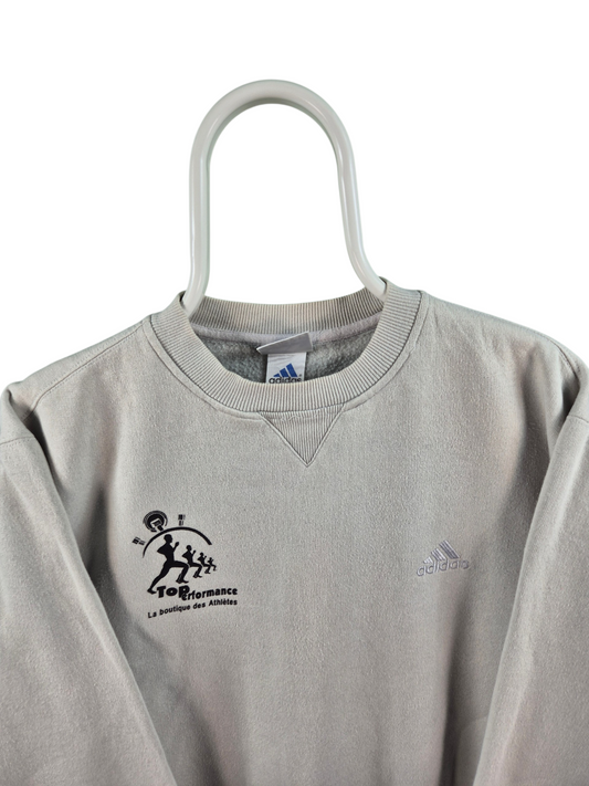 Adidas 90s Sweater Heren | Blauw | Maat M