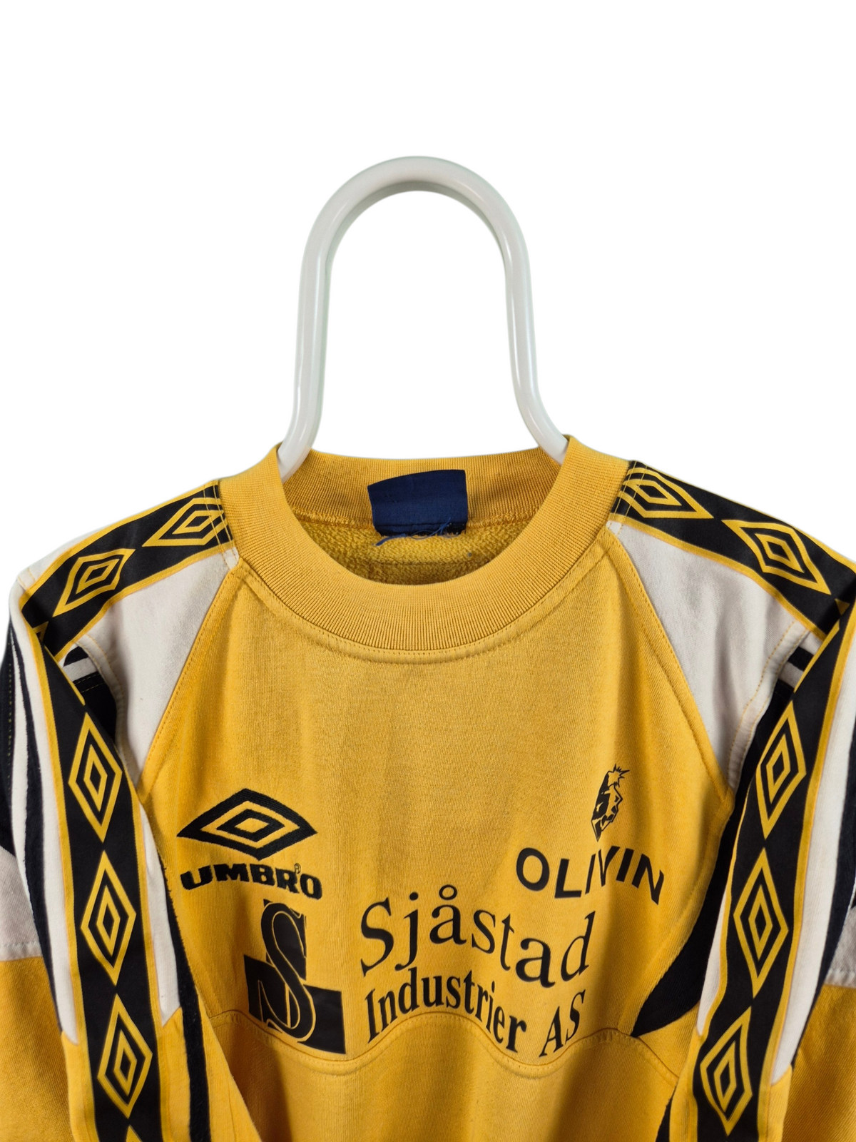 Umbro 90s Sweater Heren | Geel | Maat S