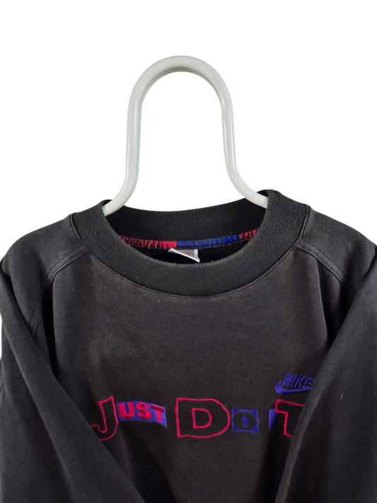 Nike 70s Just Do It Sweater Heren | Zwart | Maat XXL