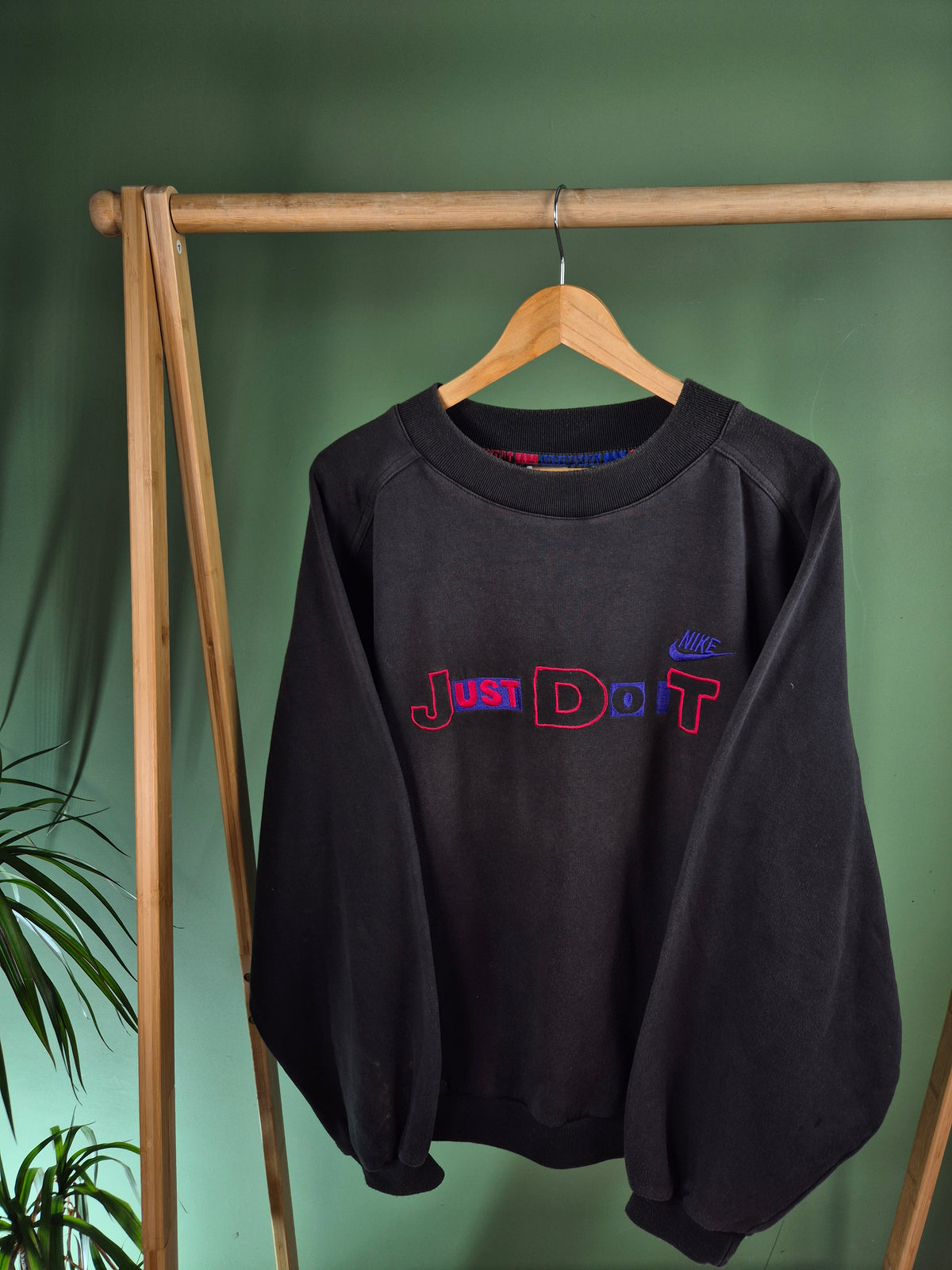 Nike 70s Just Do It Sweater Heren | Zwart | Maat XXL