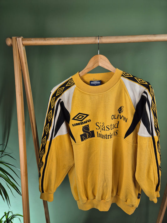 Umbro 90s Sweater Heren | Geel | Maat S