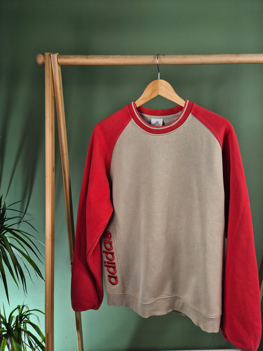 Adidas Sweater Heren | Bruin | Maat L
