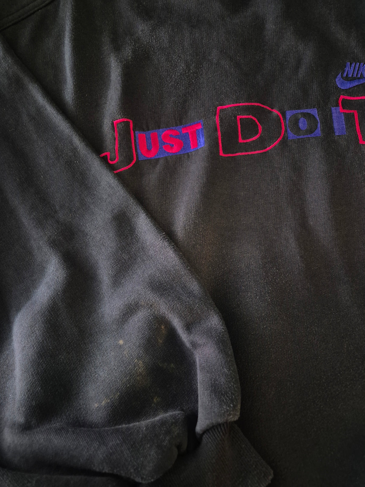 Nike 70s Just Do It Sweater Heren | Zwart | Maat XXL