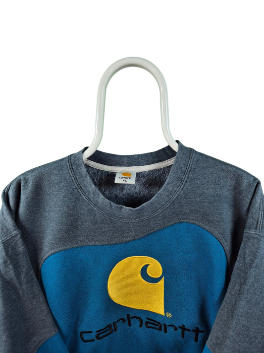 Carhartt Big Logo Rework Sweater Heren | Grijs | Maat L