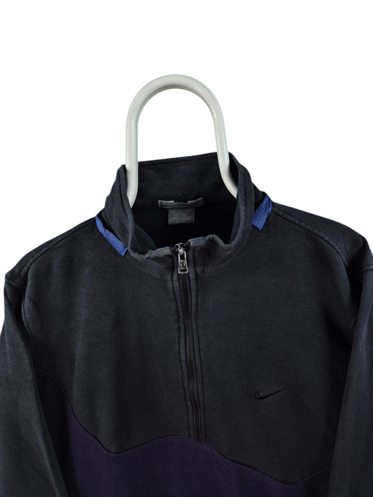 Nike Quarter Zip Rework Sweater Dames | Blauw | Maat S