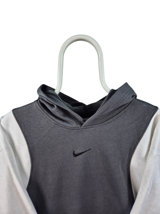 Nike Center Swoosh Rework Hoodie Heren | Wit | Maat L