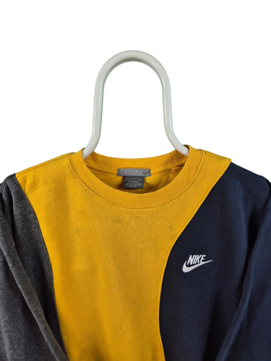 Nike Rework Sweater Heren | Geel | Maat M