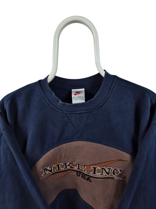 Nike Air 90s Rework Sweater Heren | Blauw | Maat L