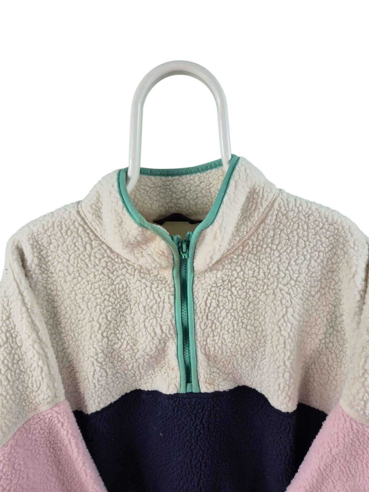 Crazy Fleece 90s Sweater Dames | Creme | Maat XXL