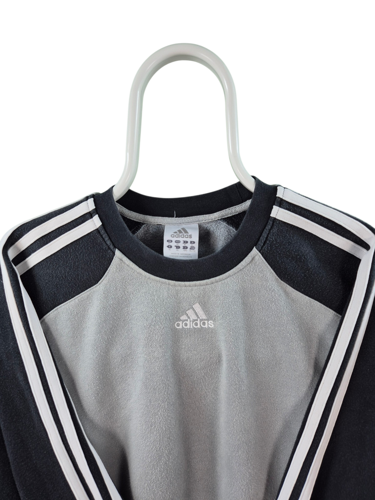 Adidas Center Logo Sweater Heren | Blauw | Maat XL
