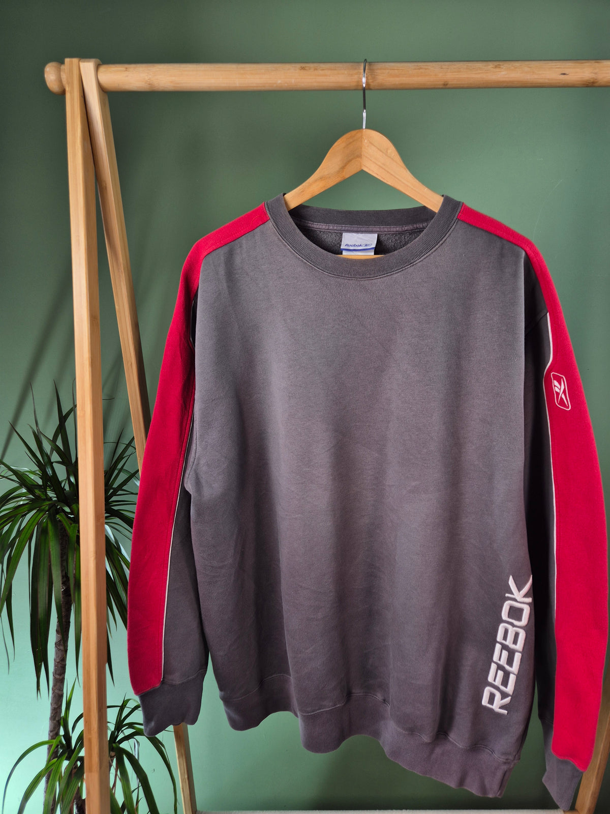 Reebok Sweater Heren | Grijs | Maat XL