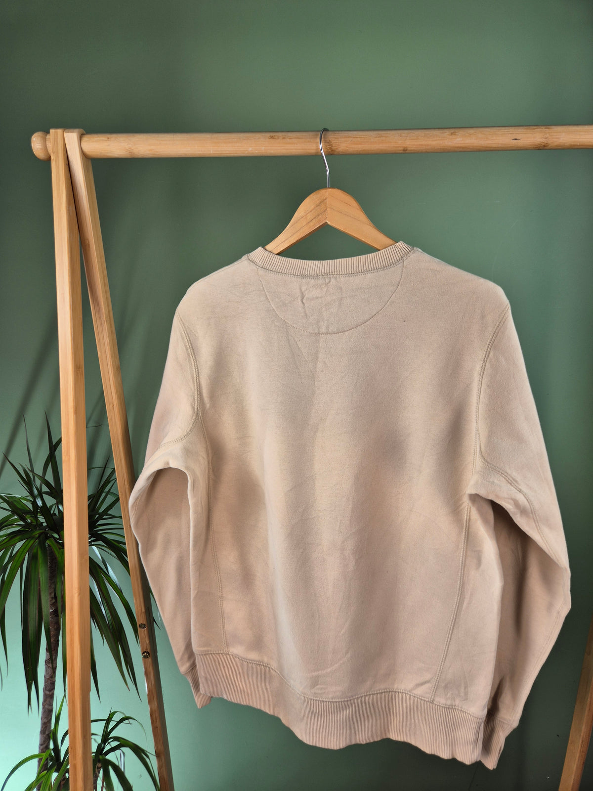 Nike Chest Swoosh Sweater Heren | Beige | Maat M