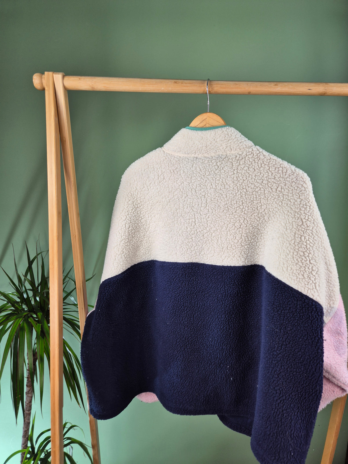 Crazy Fleece 90s Sweater Dames | Creme | Maat XXL