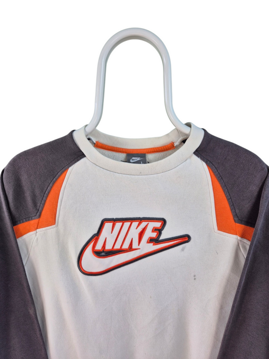 Nike Front Logo Sweater Dames | Wit | Maat L