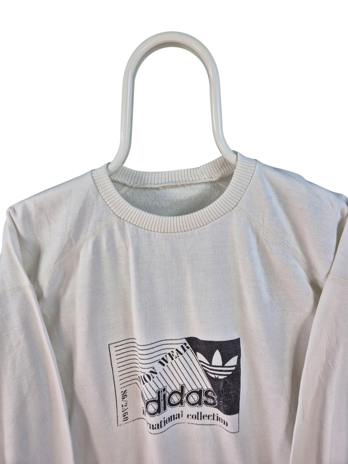 Adidas 80s Sweater Dames | Wit | Maat S
