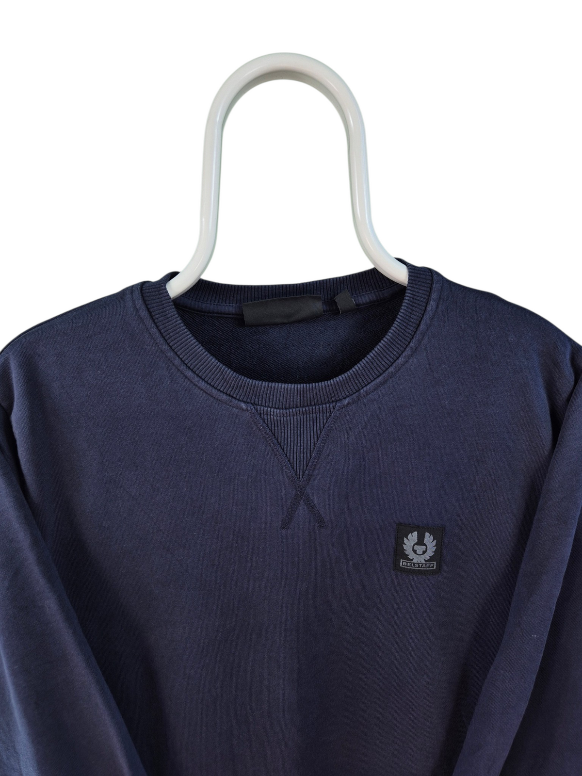 Belstaff Chest Logo Sweater Heren | Blauw | Maat M