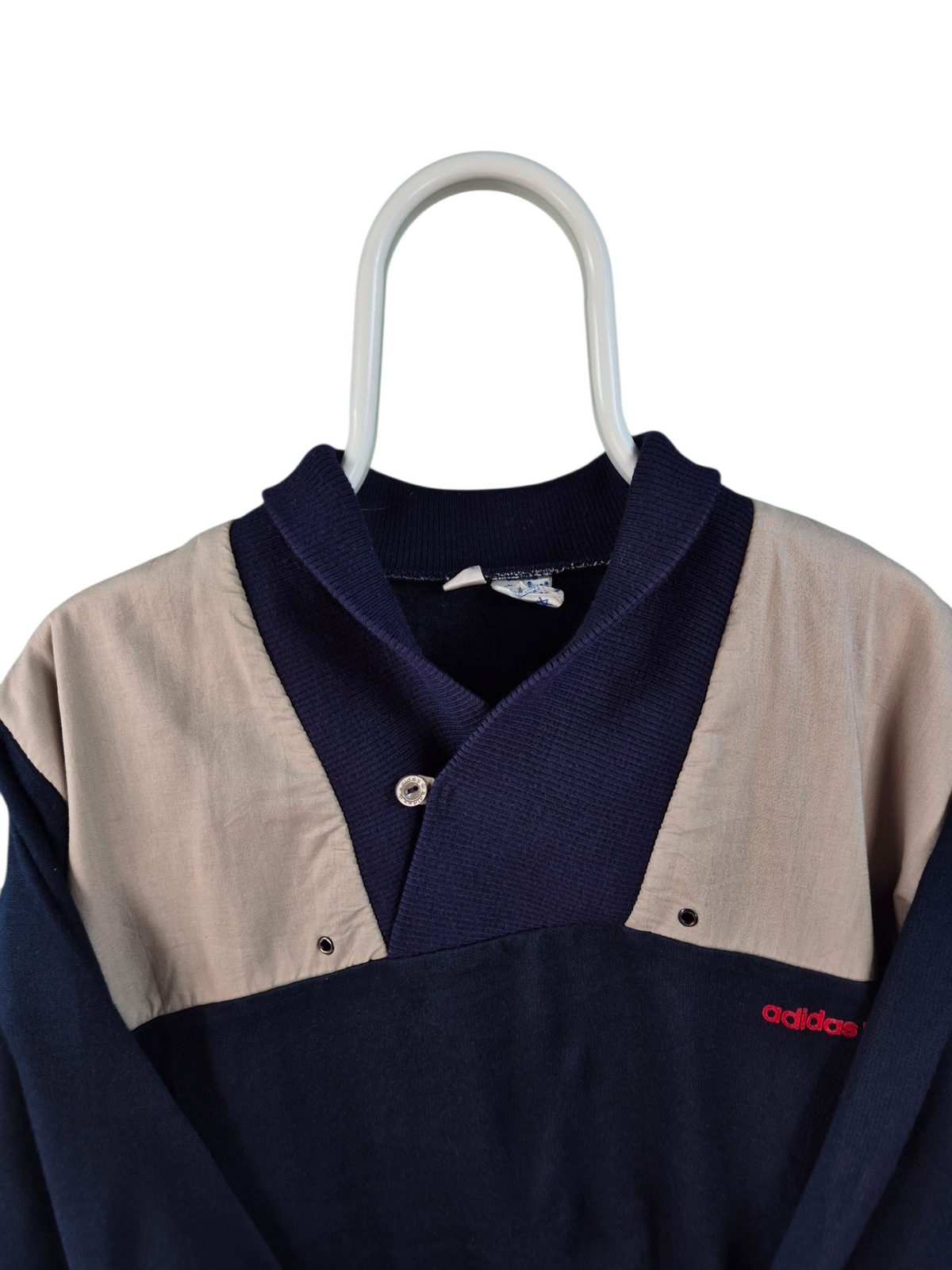 Adidas 70s Sjaalkraag Sweater Heren | Blauw | Maat S