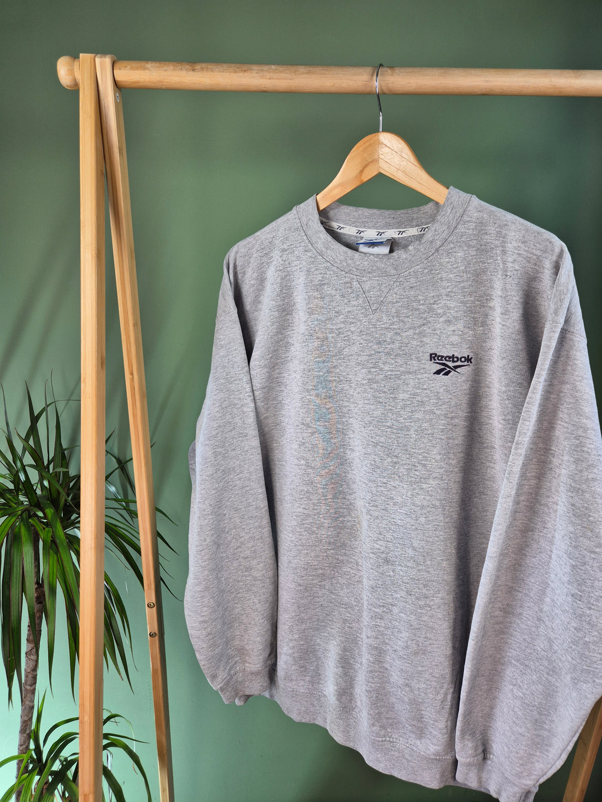 Reebok 90s Sweater Heren | Grijs | Maat L