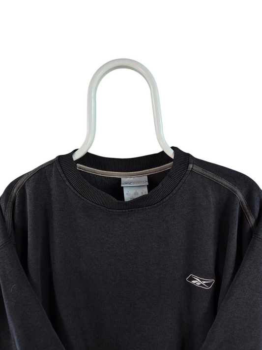 Reebok 90s Chest Logo Sweater Heren | Zwart | Maat M