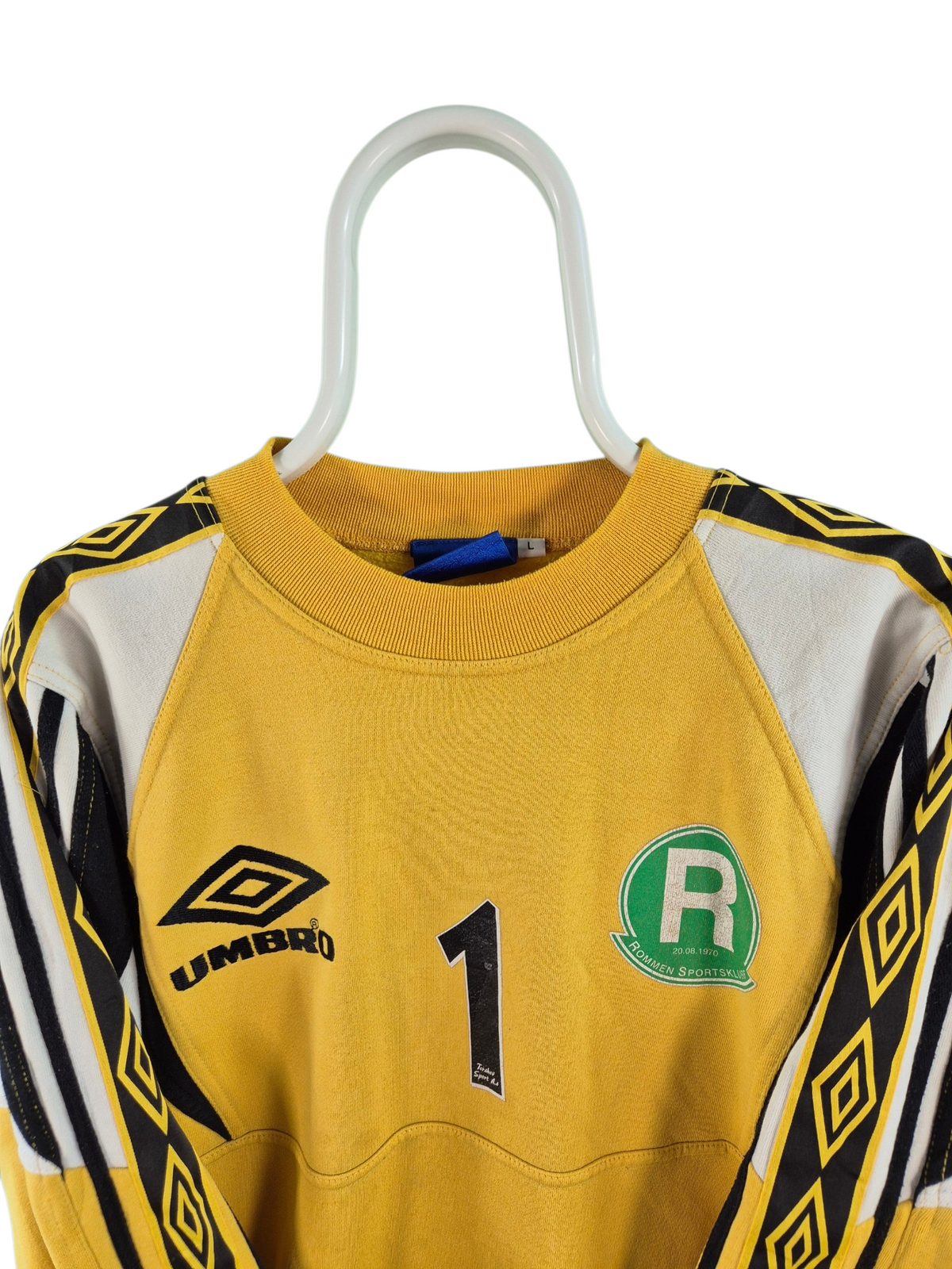 Adidas 90s Sweater Heren | Geel | Maat L