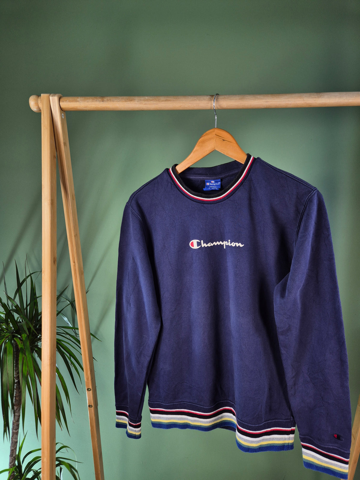 Champion Sweatshirt Dames | Blauw | Maat S