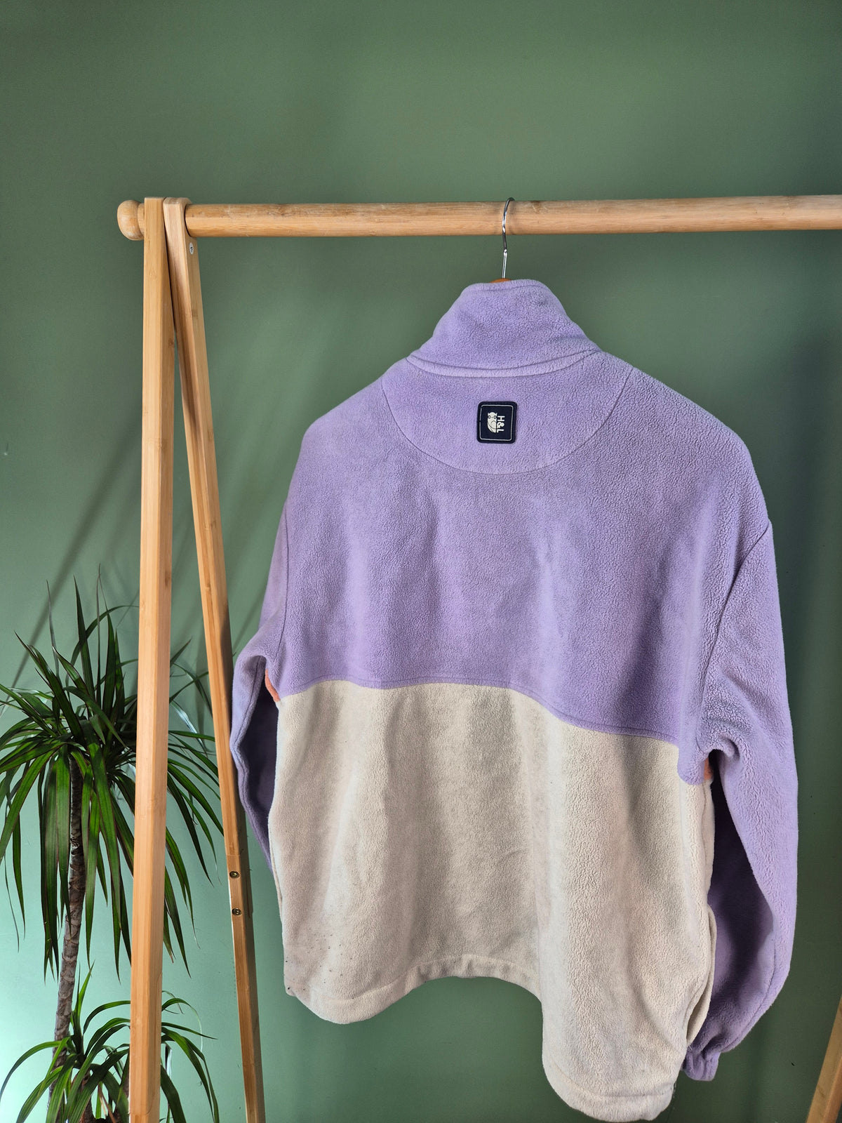 Harper & Lewis Quarter Zip Fleece Sweater Dames | Lila | Maat M