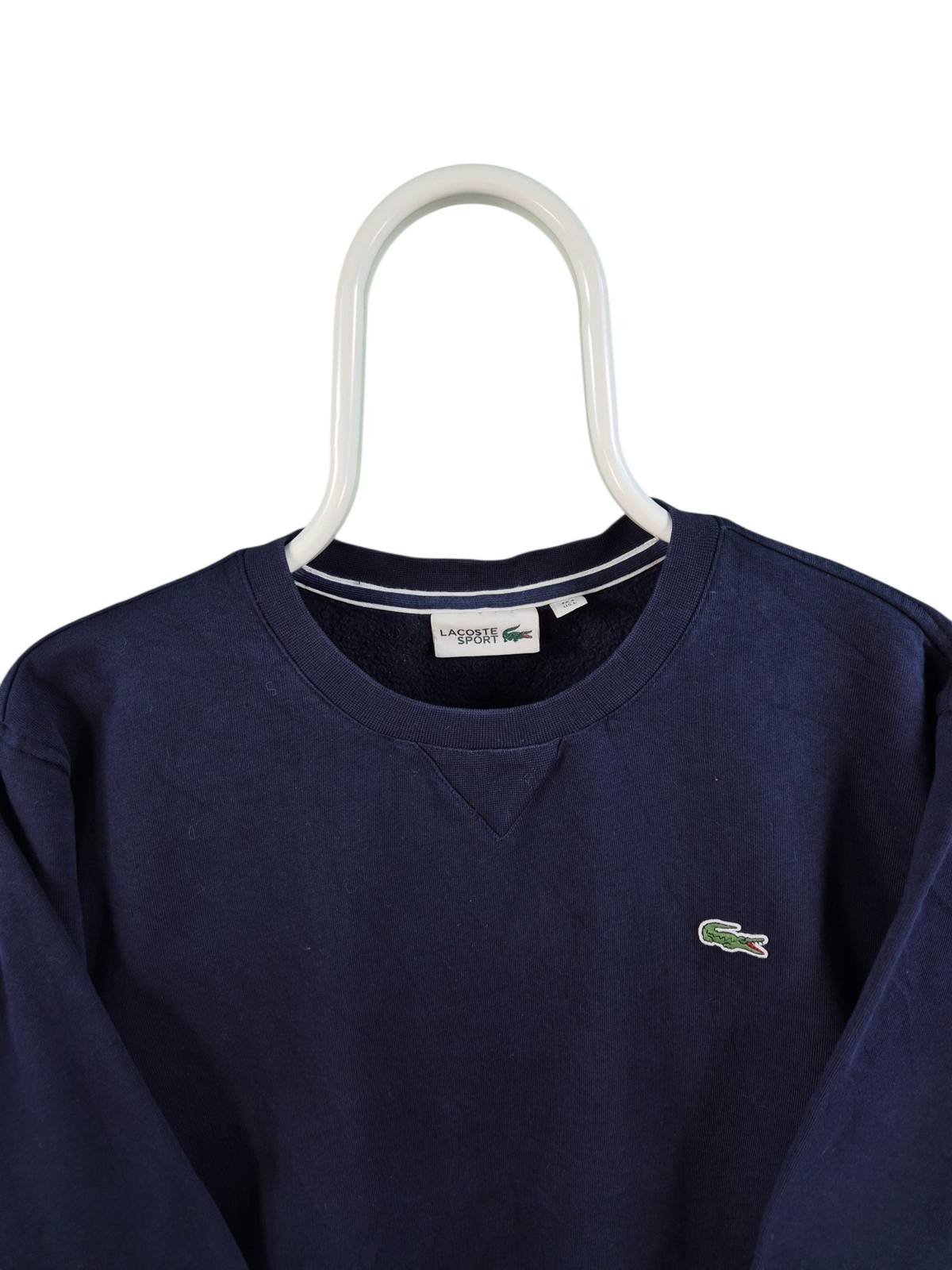 Lacoste Chest Logo Sweater Heren | Blauw | Maat L