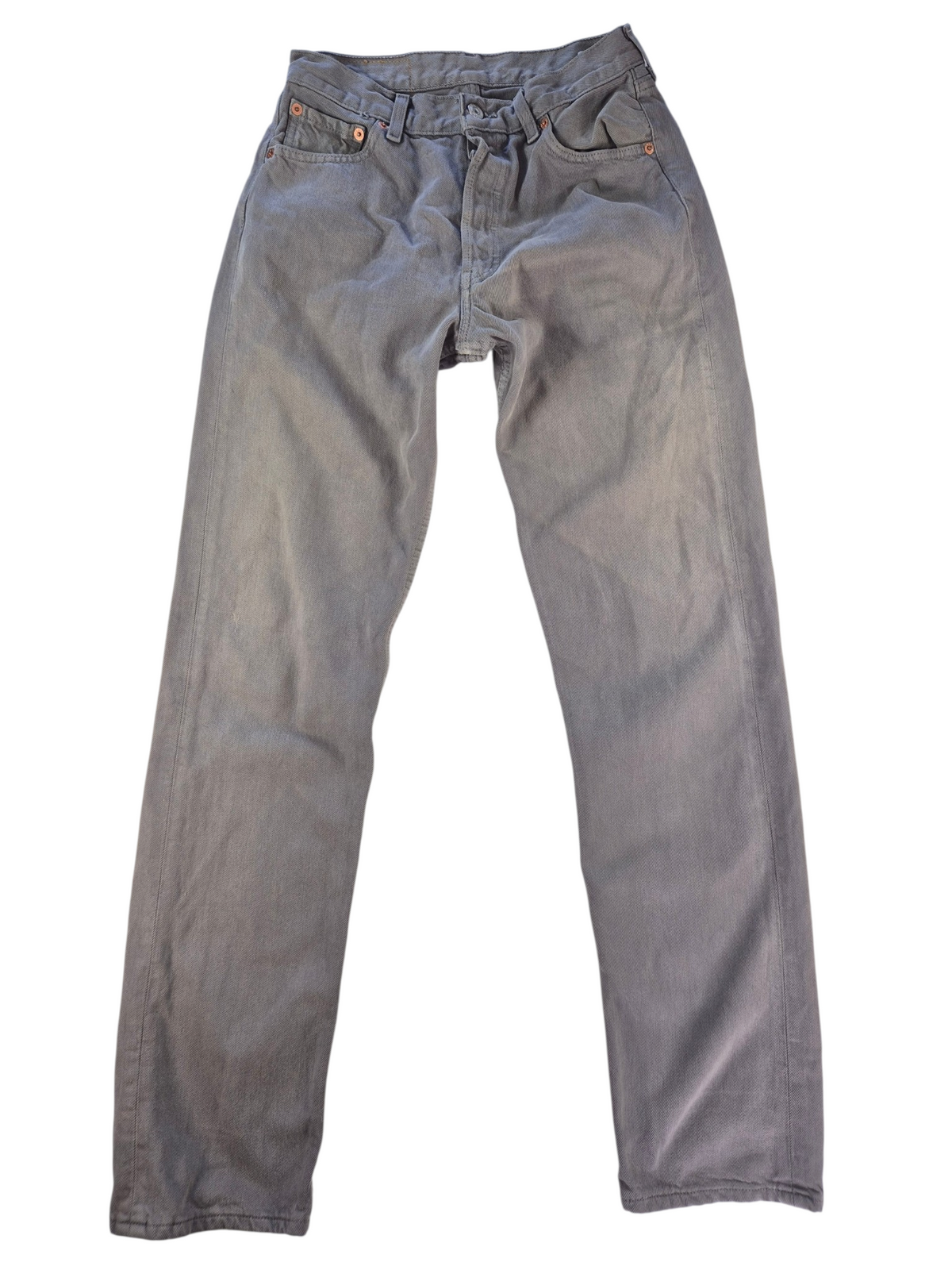 Levi's 501 Straight Jeans Heren | Grijs | Maat W30 L34