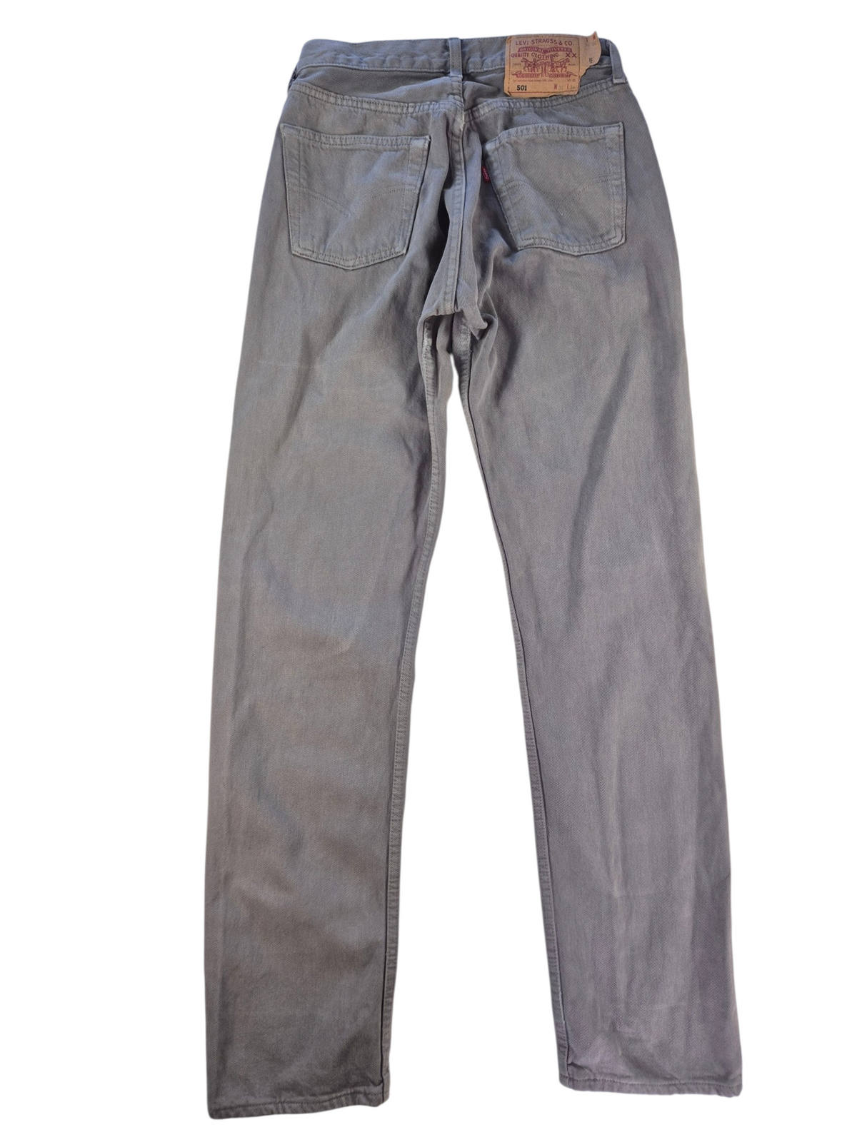 Levi's 501 Straight Jeans Heren | Grijs | Maat W30 L34