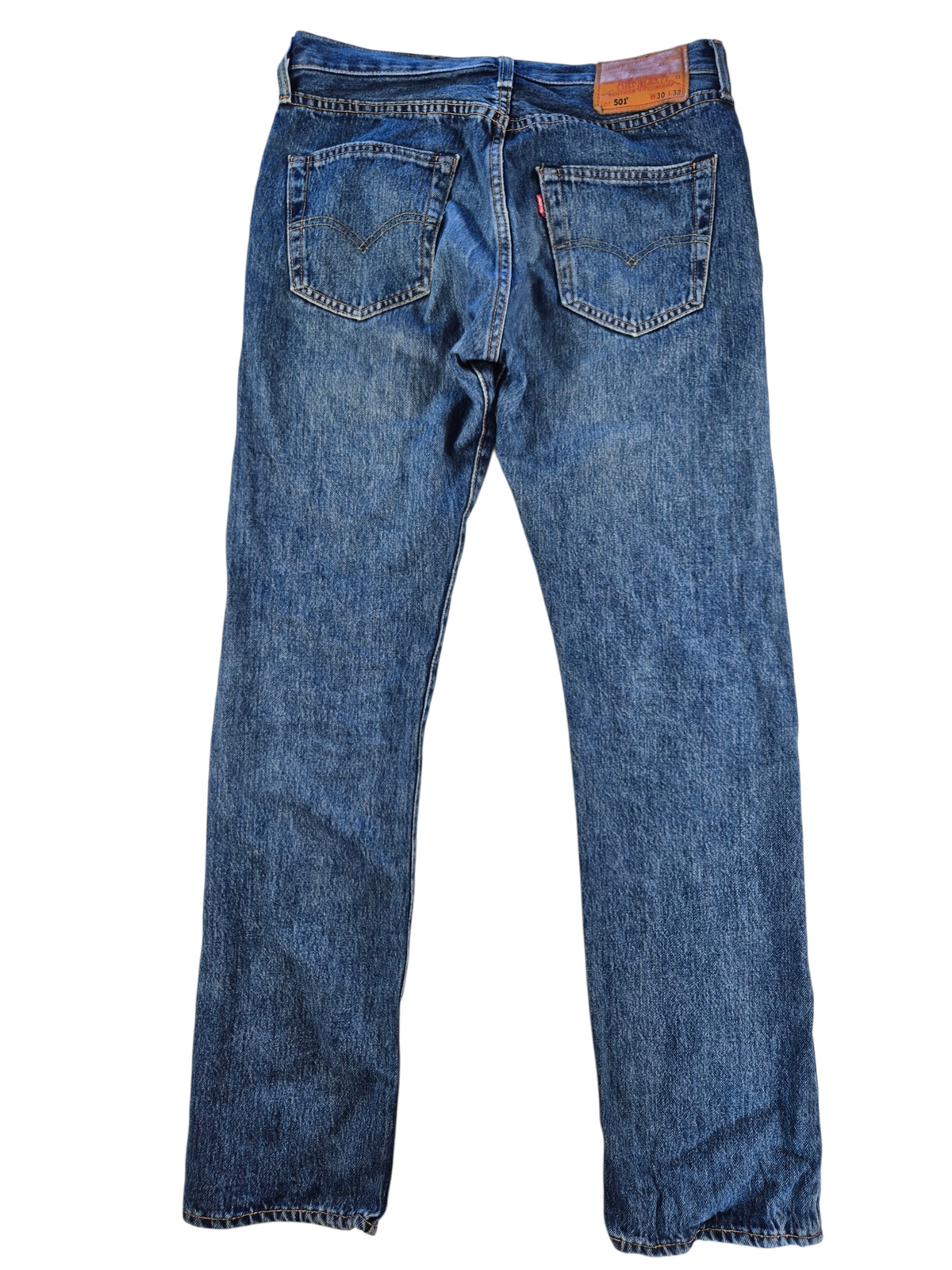 Levi's 501 Straight Jeans Heren | Blauw | Maat W30 L32